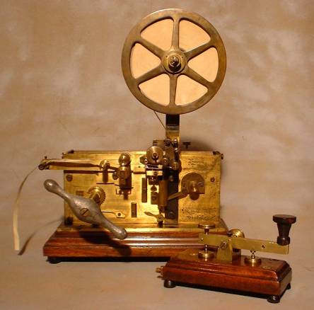 Western Electric Radio and Telegraph Morse Register courtesy of stonevintageradio